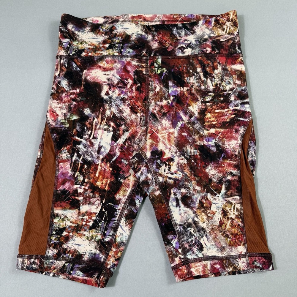 Lululemon Shorts Everlux & Mesh 10" High Rise Womens 8 Urbantricity Terracotta